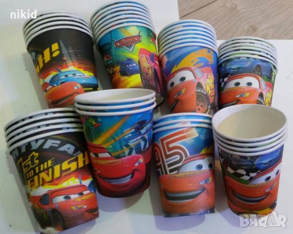 различни колите маккуин макуин cars mcqueen 10 бр картонени чаши парти рожден ден