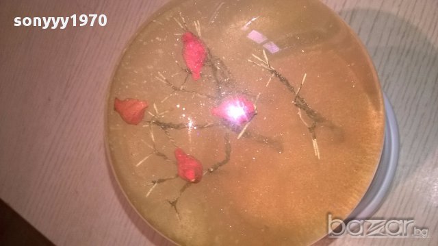 Преспапие с мелодия-механика-17/12см-внос англия, снимка 11 - Антикварни и старинни предмети - 14793350