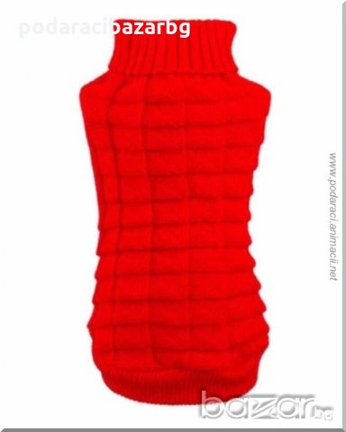 ТОПЛА БЛУЗА С ПОЛО ЯКА ЗА КУЧЕТА И КОТКИ, снимка 1