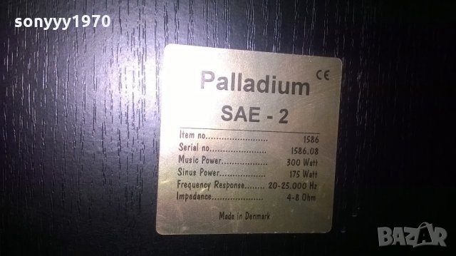palladium sae-2 2x300w/made in denmark-внос швеицария, снимка 18 - Тонколони - 21817711