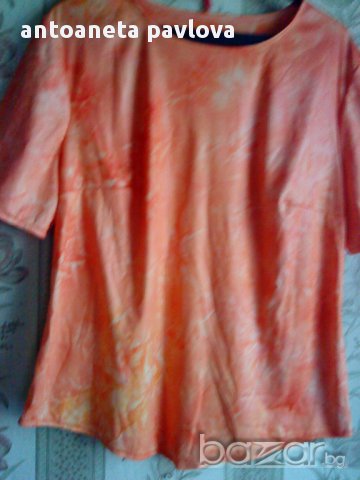 блуза в оранжево 