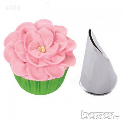 извит стеснен накрайник за пош шприц за цвете декорация с крем сметана торта