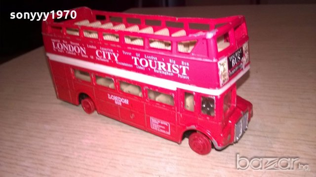 London bus-12х6х4см-метален-внос англия, снимка 2 - Антикварни и старинни предмети - 18541866