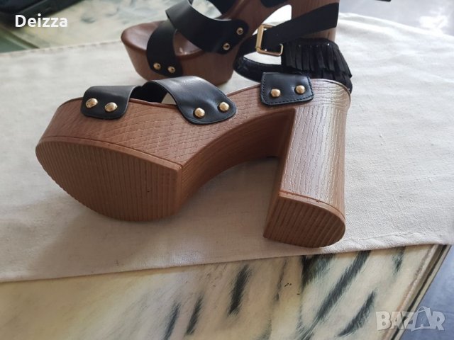 Летни сандали на висок ток, снимка 2 - Сандали - 21812733