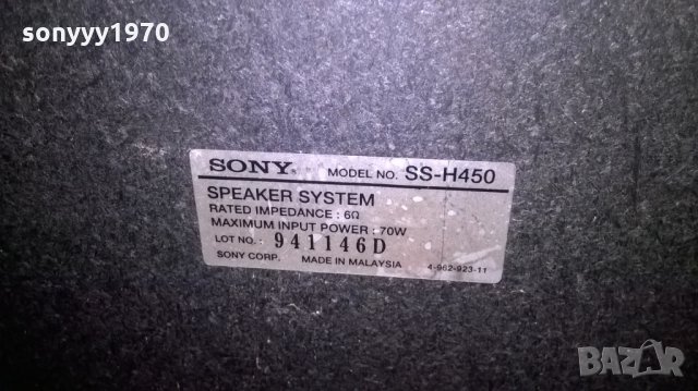 sony ss-h450 2x70w/6ohm-29х25х17см-внос швеицария, снимка 15 - Тонколони - 25036563