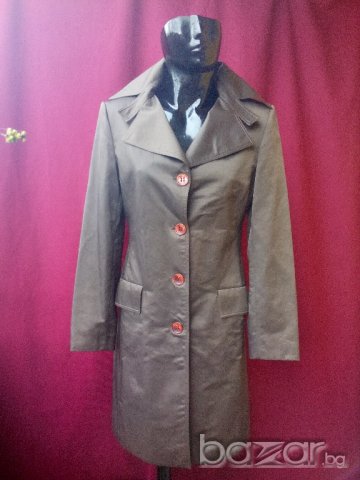 Маслено зелен тренчкот Л Яке, снимка 1