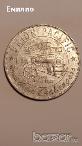 1940 UNION PACIFIC TOKEN. ALUMINUM COMPANY USA, снимка 3 - Нумизматика и бонистика - 17489588