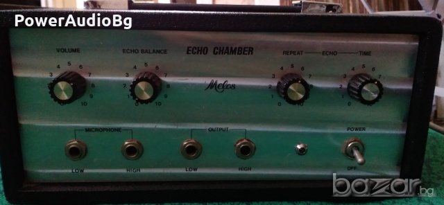 Vintage касетно аналогово лентово ехо Melos echo chamber 1970г., снимка 2 - Ресийвъри, усилватели, смесителни пултове - 18795620