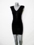 GUESS Black Dress Дамска Черна Еластична Рокля Размер XS/S, снимка 1 - Рокли - 21109970