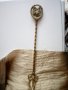 стара бронзова вилица за декорация, снимка 1 - Антикварни и старинни предмети - 21442775