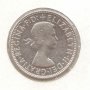 +Australa-1 Florin-1960-KM# 60-Elizabeth II 1st port-silver+, снимка 2