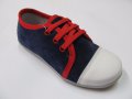 №25 до №30 Елегантни спортни обувки естествена кожа синьо/червено