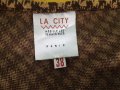 френска бежова пола каре La City Paris  S, снимка 4