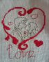 Love- гоблен картичка, снимка 2