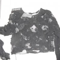 Дантелена блуза  AMARINE S размер, снимка 14 - Корсети, бюстиета, топове - 21689531