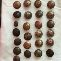 лот военни царски копчета, снимка 1 - Колекции - 25723452