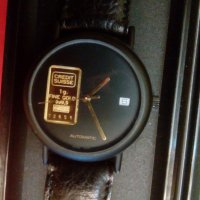 Швейцарски часовник със златна плочка - CREDIT SUISSE, снимка 1 - Мъжки - 18828095
