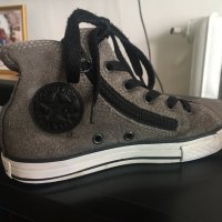 кожени кецови Converse All Star Chuck Taylor Double Zipper, снимка 1 - Детски маратонки - 22930304