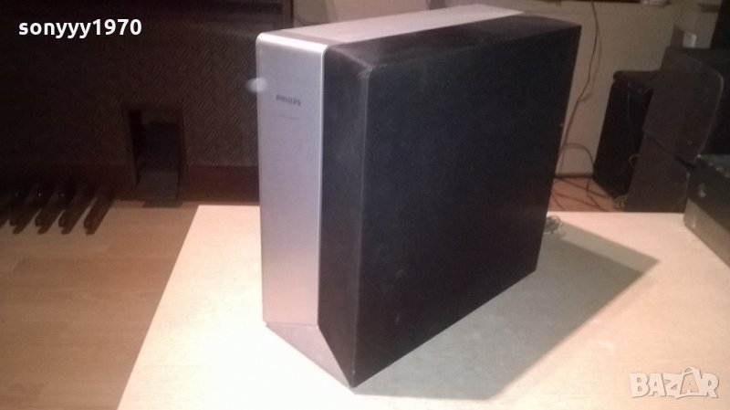 philips sw3357w subwoofer 6ohm-37х36х16см-внос швеицария, снимка 1