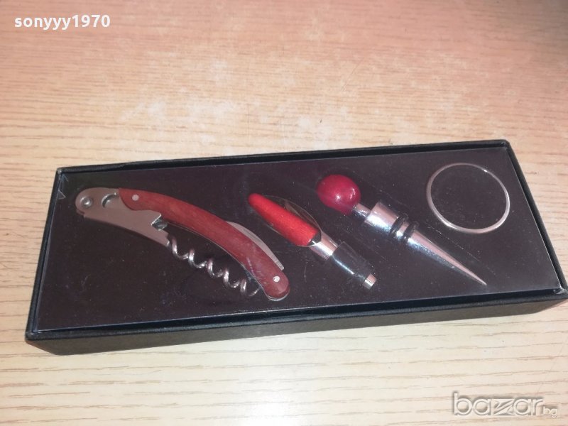 комплект за вино-нов в кутия, снимка 1