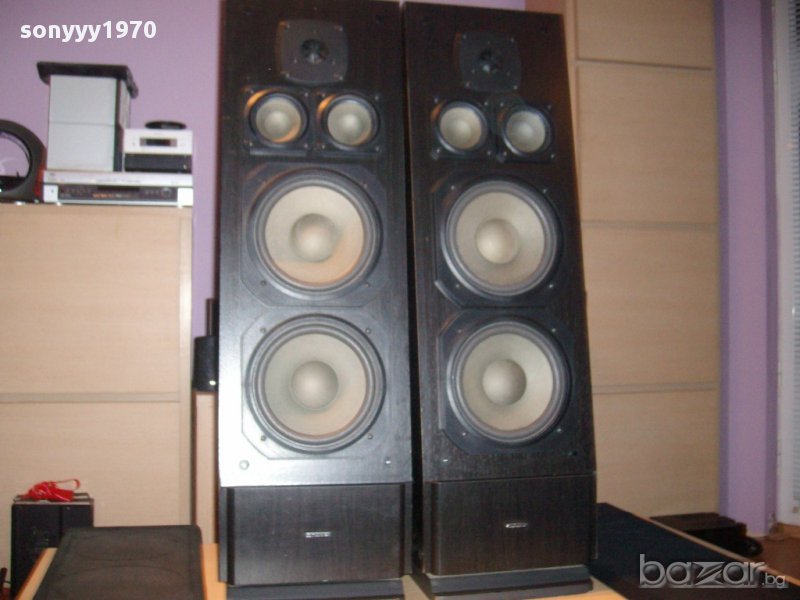 fisher hi-fi ste-225 8ohms-160-250watts-2 броя-95/30/30см-внос швеицария, снимка 1