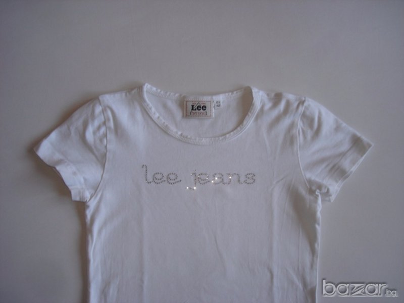 Lee, бяла тениска за девойка,146/152 см. , снимка 1