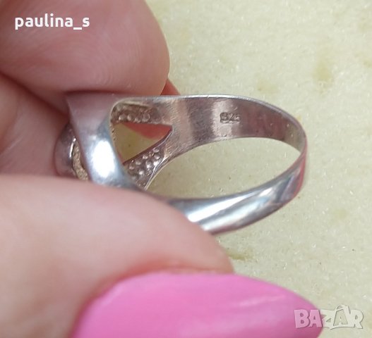 Масивен сребърен пръстен проба 925 Житен клас , снимка 5 - Пръстени - 26155882
