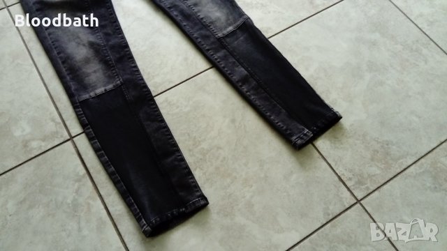 zara man оригинал jeans размер 32 skinny fit цвят тъмно сив мъжки дънки, снимка 6 - Дънки - 22485448