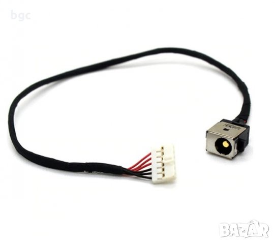 Нова DC JACK Букса с кабел за Лаптопи Asus K550J K550JD K550JK K550JX X550C A550C X550V Y581C Y581L 
