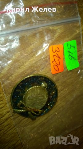 Стара брошка -146 бронз, снимка 2 - Колекции - 23970379