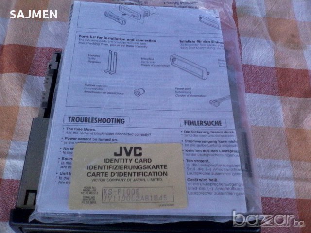 JVC KS-F100.авто дек, снимка 5 - Декове - 11713031