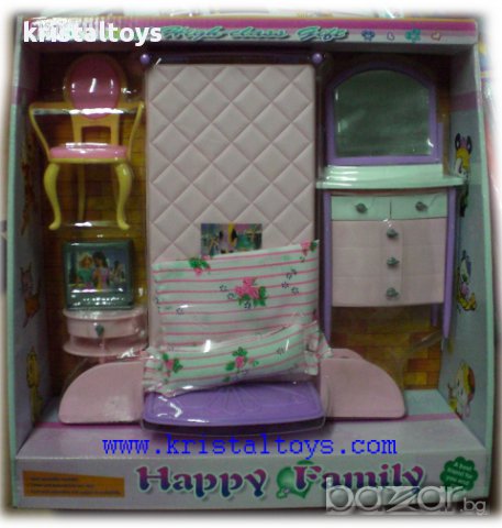 Детски комплект спалня за кукли, снимка 1 - Кукли - 16574947