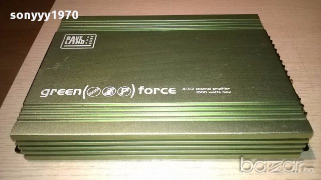Raveland green force car audio amplifier-1000w-внос швеицария, снимка 1 - Аксесоари и консумативи - 18030276