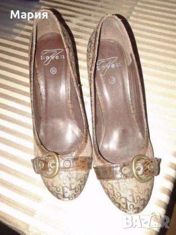 Стилни обувки на висок ток, снимка 1 - Дамски обувки на ток - 22171480