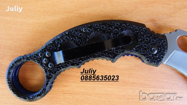 Сгъваем нож /карамбит/ TARANI X14, снимка 7 - Ножове - 10260628