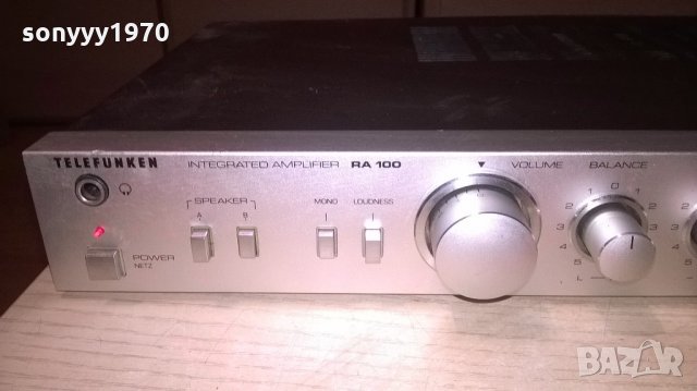 telefunken ra-100 stereo amplifier-внос швеицария, снимка 5 - Ресийвъри, усилватели, смесителни пултове - 21773854