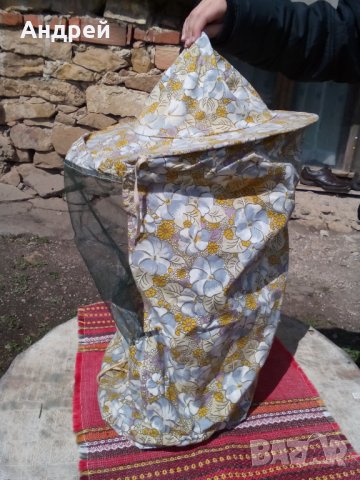 Стара пчеларска предпазна шапка, снимка 2 - Антикварни и старинни предмети - 25089228