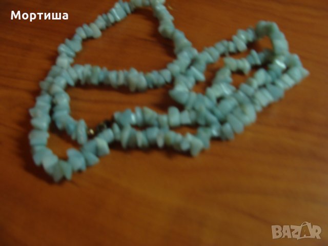 Руска Ретро огърлица естествен ларимар разпродажба , снимка 5 - Колиета, медальони, синджири - 25510000