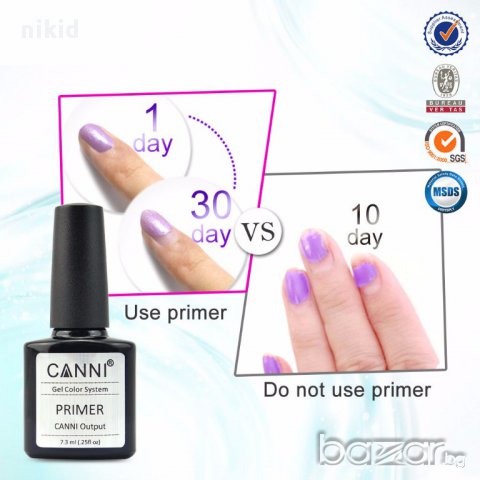 CANNI Primer обезмаслител  UV Gel за нокти маникюр, снимка 1 - Продукти за маникюр - 15731938