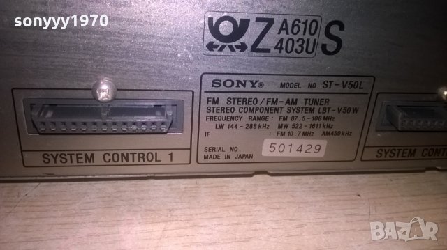 sony st-v50l stereo tuner-made in japan-внос швеицария, снимка 9 - Ресийвъри, усилватели, смесителни пултове - 23869432