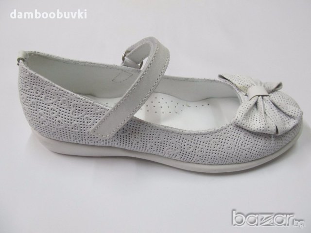 Обувки Ponki естествена кожа в бяло /31-36/, снимка 2 - Детски сандали и чехли - 17752073