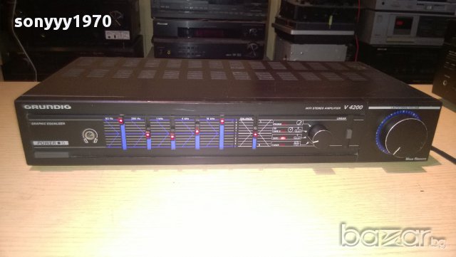 grundig v4200-stereo amplifier-made in germany-внос швеицария