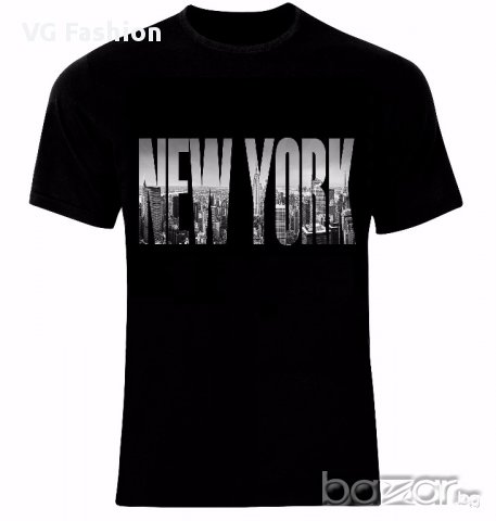 New York City USA United States of America Тениска Мъжка/Дамска S до 2XL