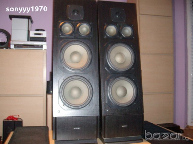 fisher hi-fi ste-225 8ohms-160-250watts-2 броя-95/30/30см-внос швеицария