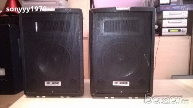 hollywood-2бр профи колони-внос швеицария, снимка 4 - Тонколони - 19598264