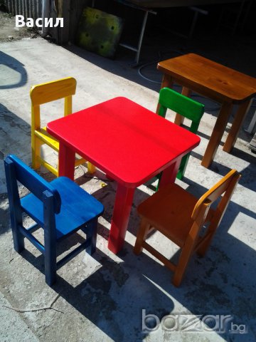детски столчета и маси, снимка 5 - Мебели за детската стая - 6910998