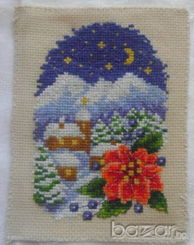 Ландшафт с коледна звезда