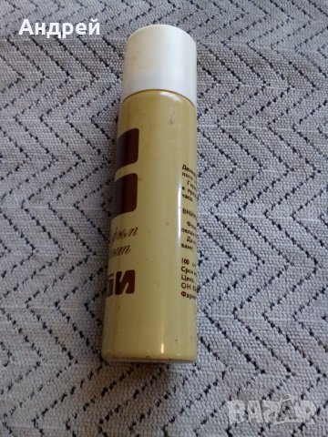 Стара опаковка от дезодорант Хоби, снимка 3 - Антикварни и старинни предмети - 23490656