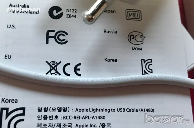ПРОМО оригинално зарядно и кабел за iPhone 5 6 7 8, снимка 6 - Оригинални батерии - 16048405