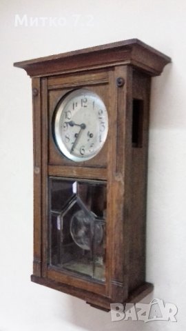 Стар стенен часовник, снимка 2 - Антикварни и старинни предмети - 25381327